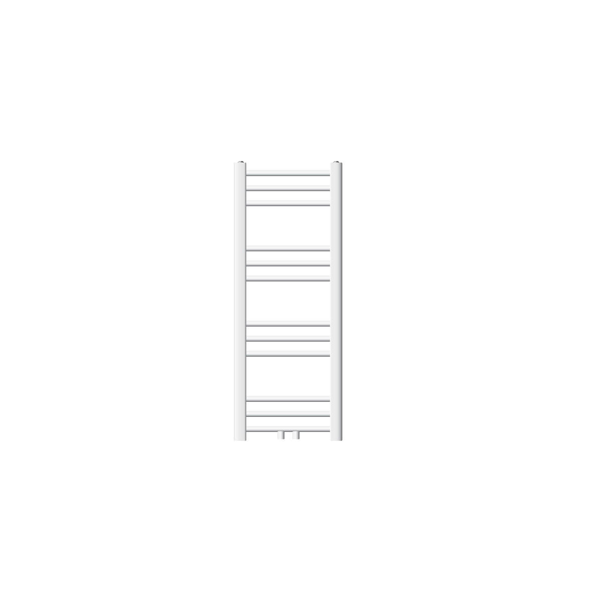 BADHEIZKÖRPER Sahara 300x800 mm Weiß gerade mit Mittelanschluss - Weiß, Metall (30/80/3cm) - LuxeBath