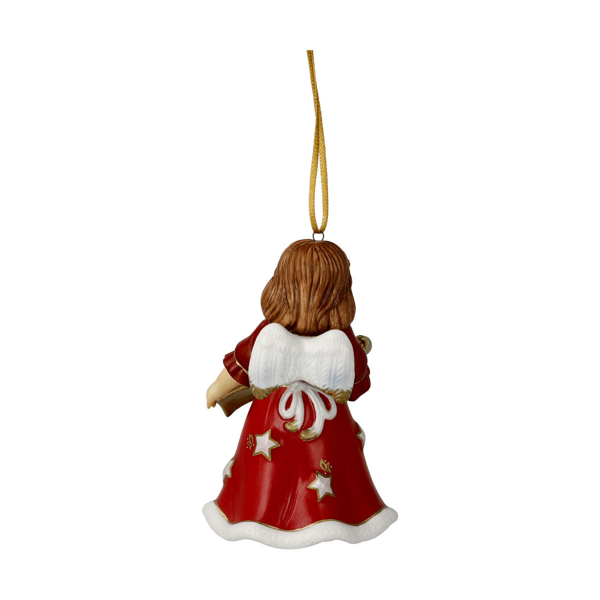 ENGELFIGUR Jahresengelglöckchen 2025, Porzellan, Rot, Jahresedition, 9.5 cm - Rot, Keramik (6/9.5/6cm) - Goebel