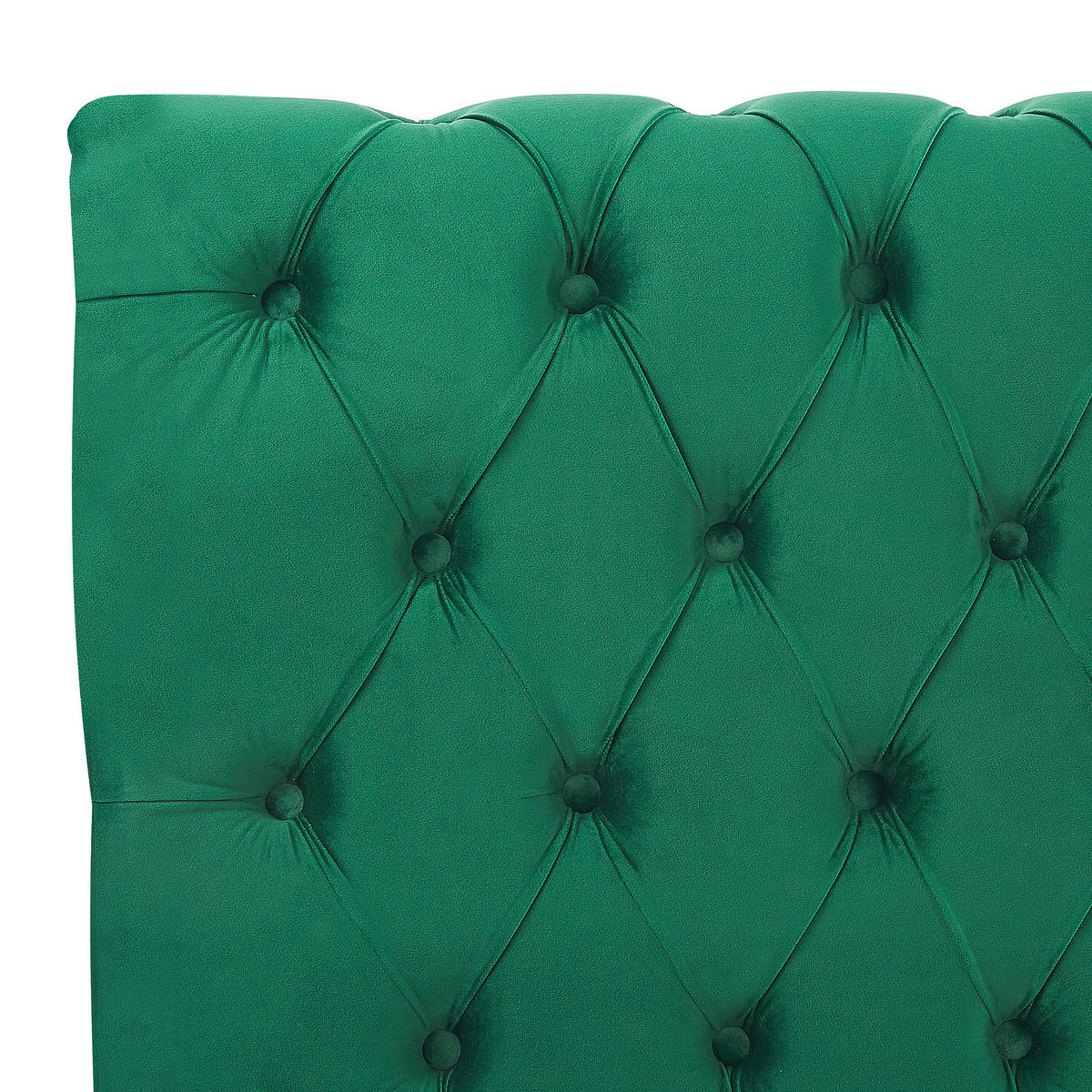 POLSTERBETT 160/200cm Smaragdgrün Avallon - Grün, Textil (160/200cm) - Beliani