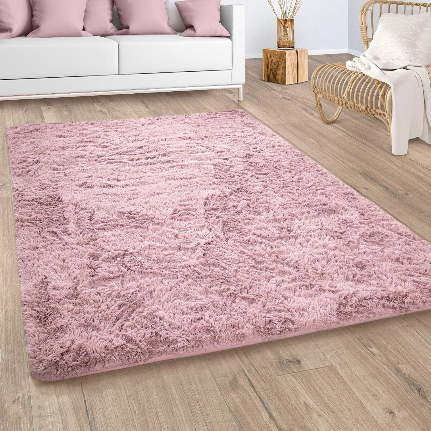 HOCHFLORTEPPICH 200/290 cm Silky 591 - Rosa, Textil (200/290cm) - Paco Home