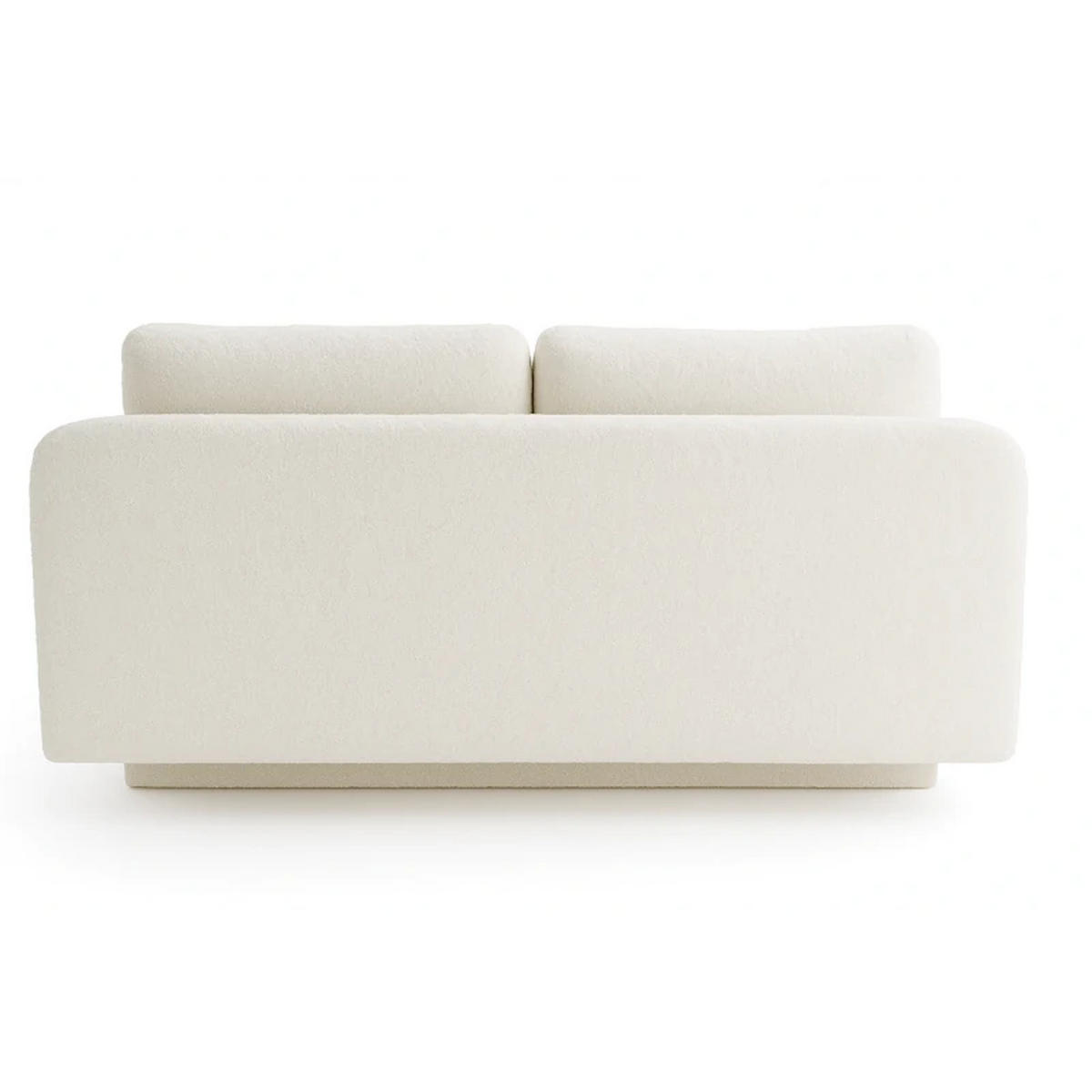 SCHLAFSOFA MAJA, Sofa mit Schlaffunktion und Bettkasten, Farbe: Weiß, Bouclé-Stoff - Weiß, Textil (209/96/96cm) - Sepro Meble