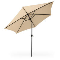 SONNENSCHRIM Beige 235/270 cm - Beige/Schwarz, Metall (270/270cm) - Akord
