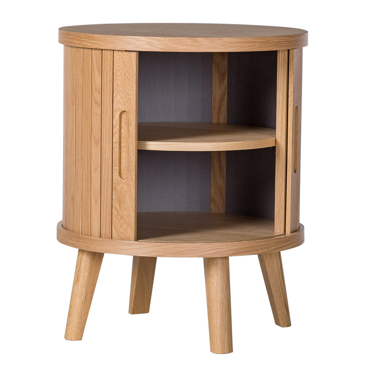 BEISTELLTISCH - Echtholzfurnier - Eichefarben, Holzwerkstoff (45/45/55cm) - home24