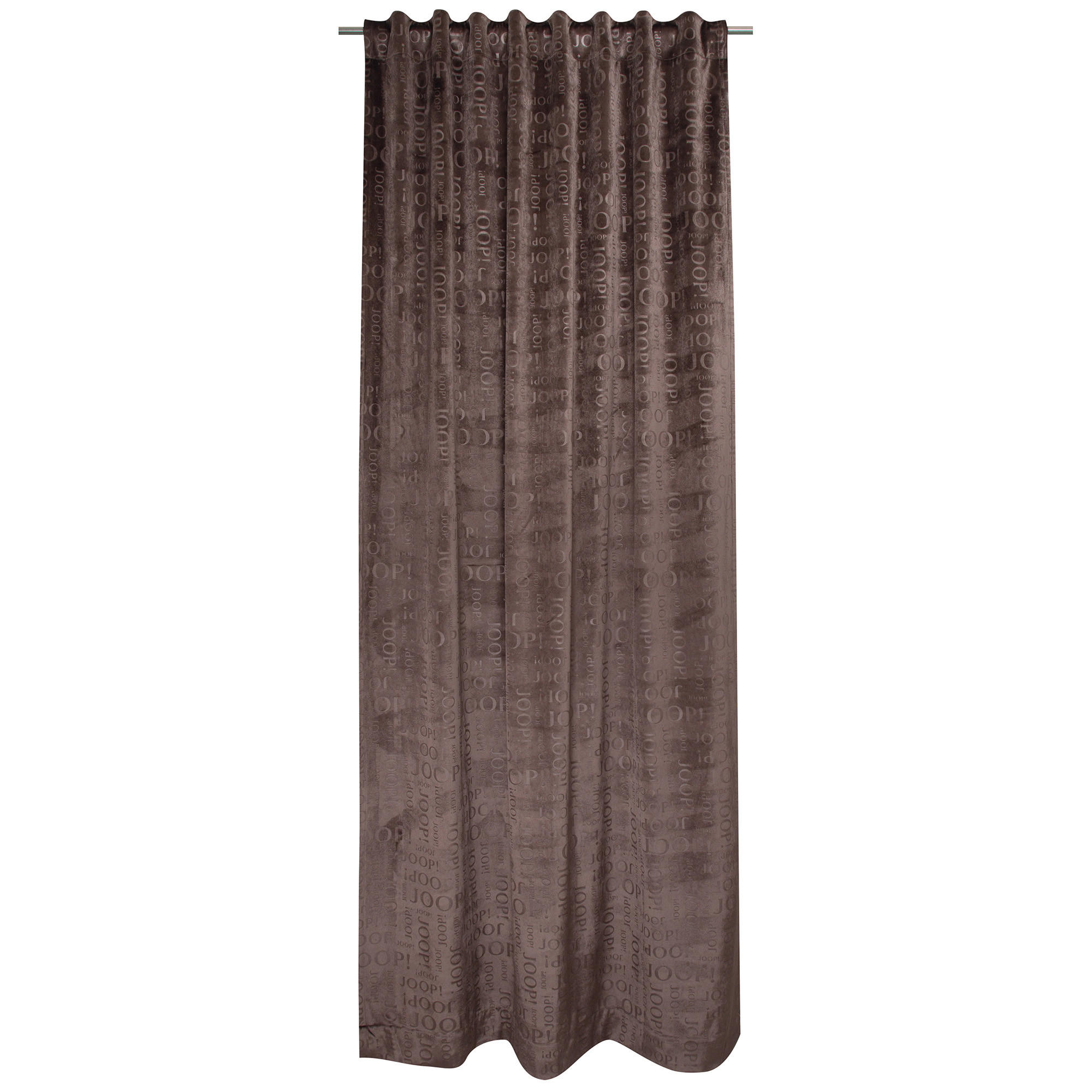 SCHLAUFENVORHÄNGE MATCH UMBRA - 020 - Braun, Textil (140/250cm) - Joop!