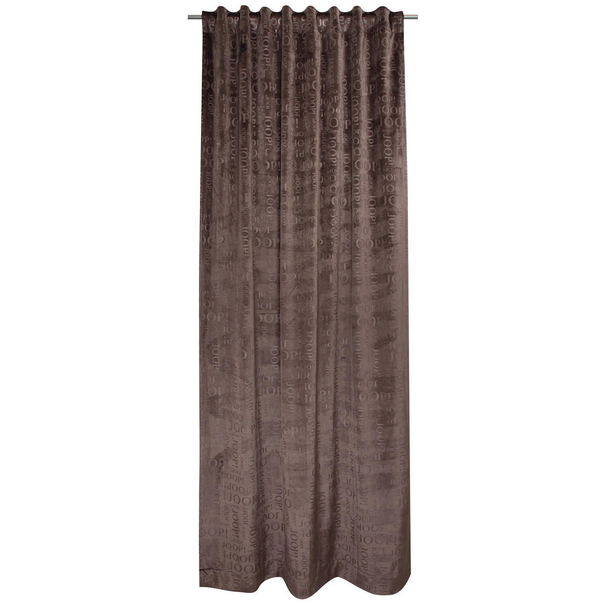 SCHLAUFENVORHÄNGE MATCH UMBRA - 020 - Braun, Textil (140/250cm) - Joop!