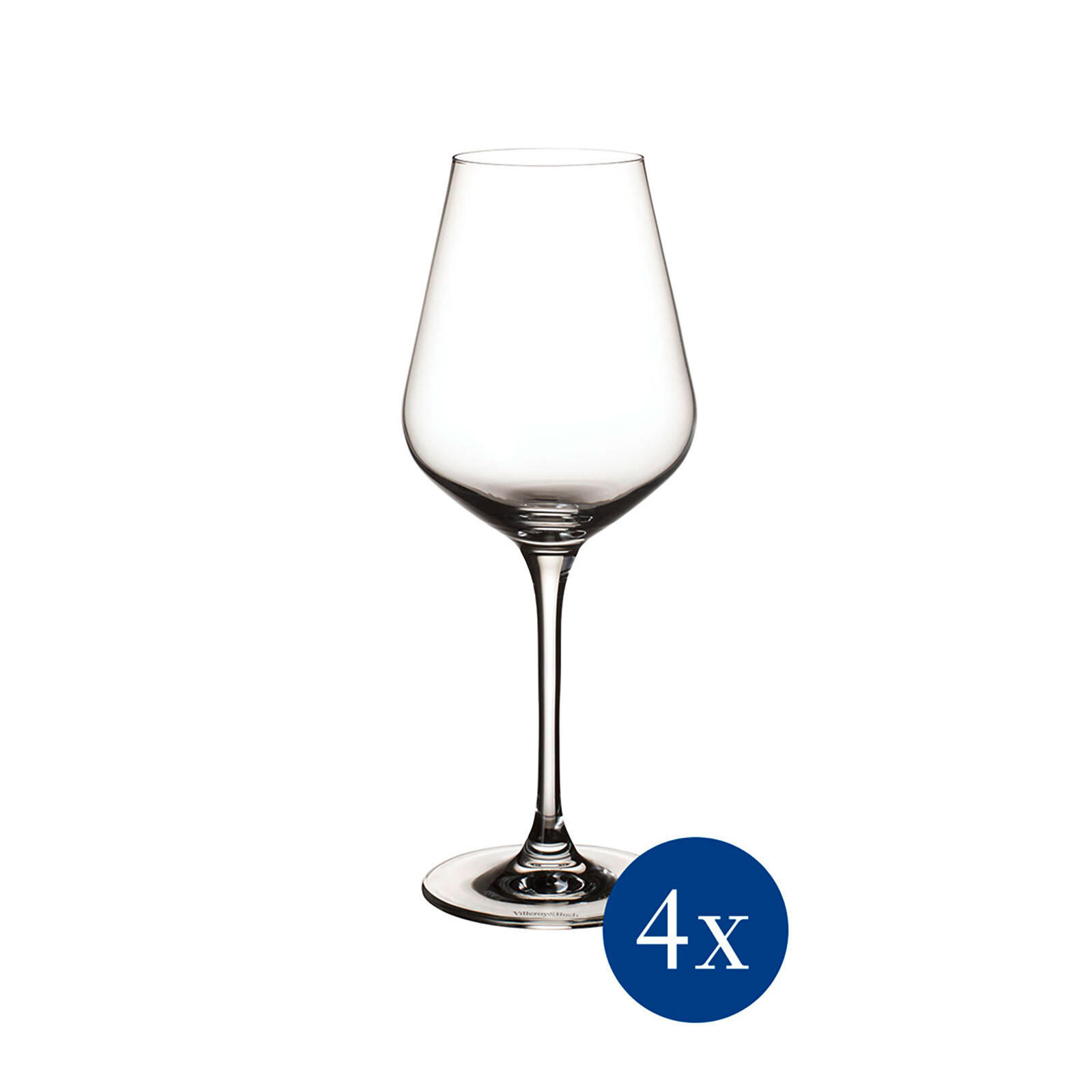 WEISSWEINGLÄSER La Divina transparent 380 ml 4er Set - Transparent, Glas (0.38L) - Villeroy & Boch