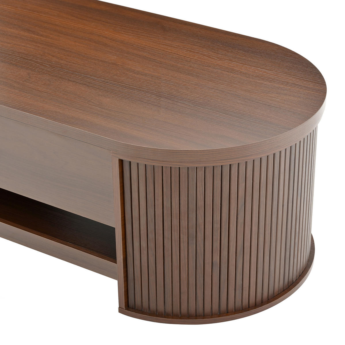 COUCHTISCH Walnuss - Naturfarben, Holzwerkstoff (110/55.5/40cm)