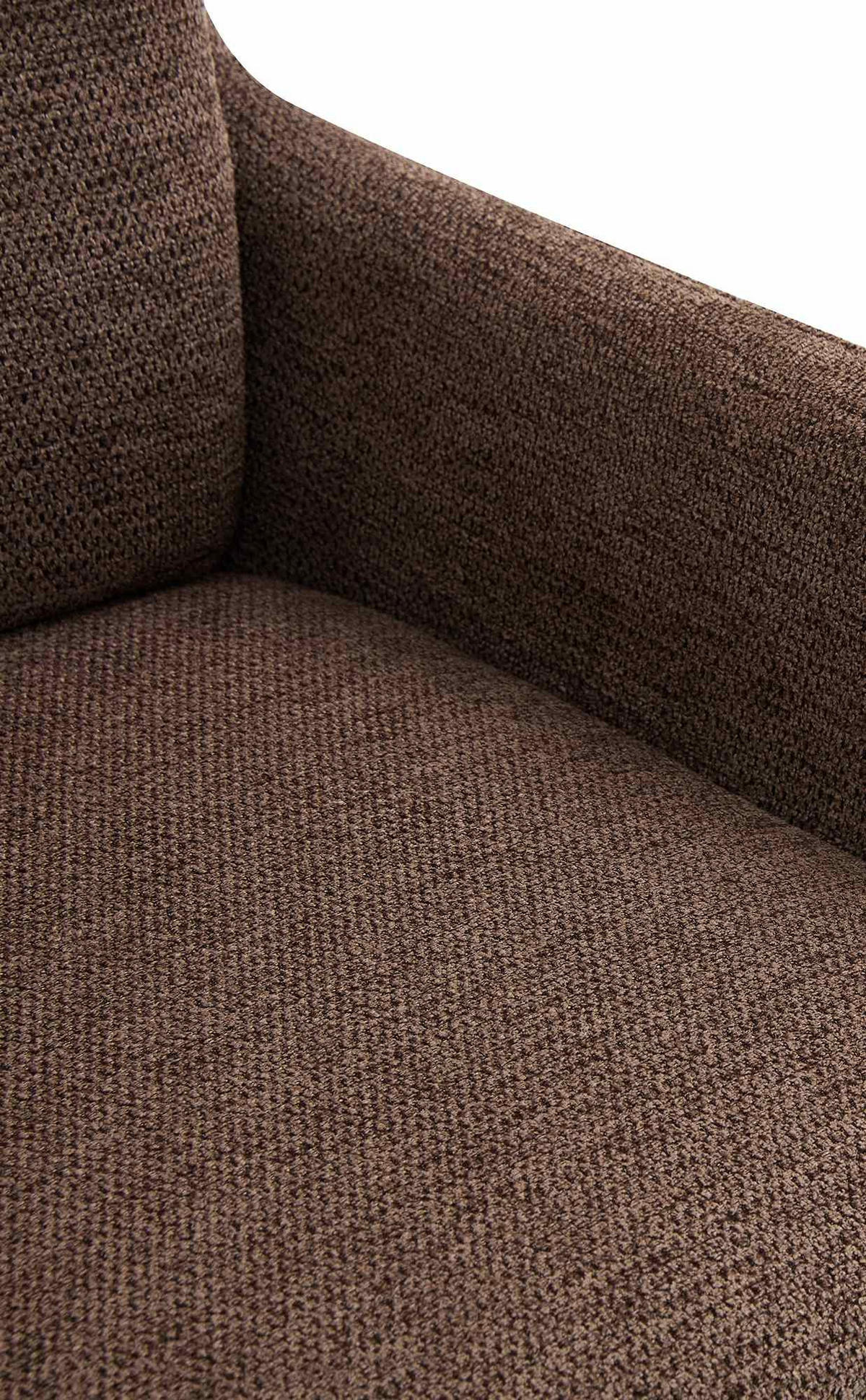 ESSZIMMERSTUHL Stoff Braun - Schwarz/Braun, Textil/Metall (58/85/63cm) - CLP