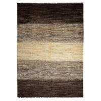 GABBEH-TEPPICH handgeknüpft Braun 238/167 cm Schurwolle - Braun, Textil (167/238cm) - Looma