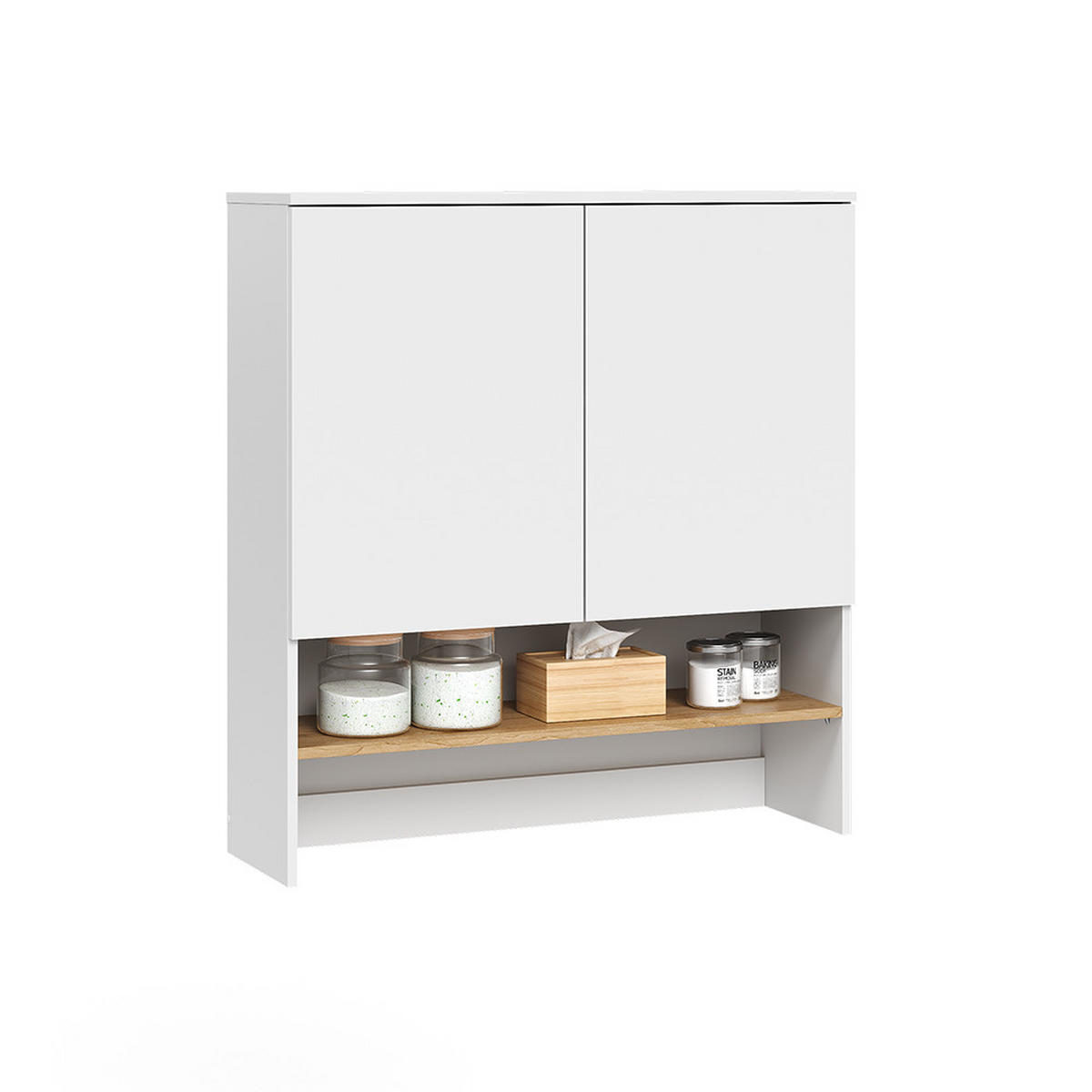 SKŘÍŇKA NA PRAČKU Viktor Bílá/Artisan - bílá, kompozitní dřevo (93.6/100.4/29cm) - Vicco