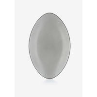 SERVIERTELLER EQUINOXE 35 cm Pfeffer - Hellgrau, Keramik (22.3/4/35cm) - Revol Porcelaine France