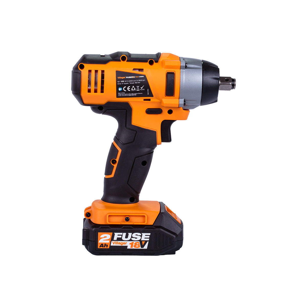 SCHLAGSCHRAUBER VLN 3320 - Orange, Kunststoff (150/20/120cm)