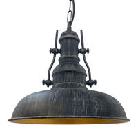 PENDELLECUHTE Vintage 31/35 cm - Goldfarben/Schwarz, Metall (35/31/35cm)