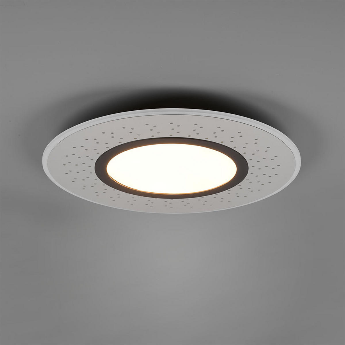 LED DECKENLEUCHTE Versus Silber Nickel-matt - Silberfarben, Metall (49/49/5cm)