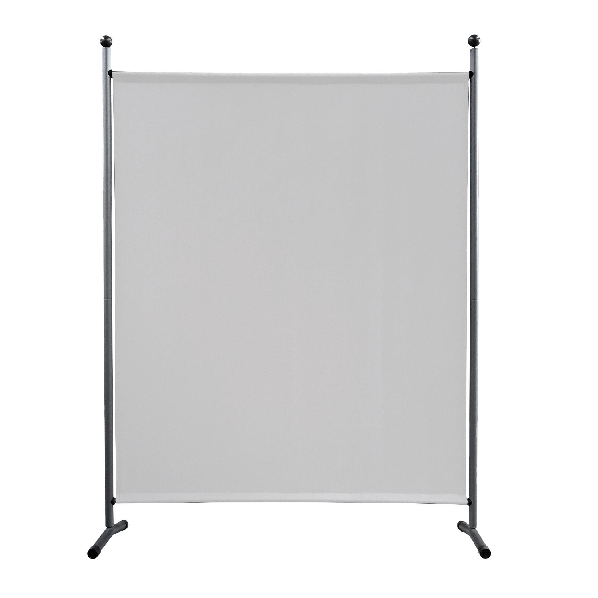 PARAVENT 2 Stück 1-tlg. 150x190 cm Weiß - Weiß, Metall (150/190cm) - QUICK STAR