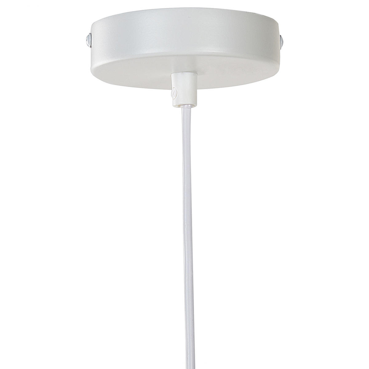 PENDELLEUCHTE Phils 40/40/127 cm - Weiß, Metall (40/40/127cm) - Beliani