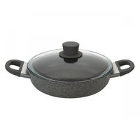 PFANNE Graphit 33/25/9 cm 750029420 - Graphitfarben, Metall (24cm) - Ballarini