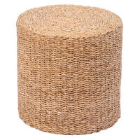 POUF Jute Braun - Braun, Textil (40/40/40cm) - Nordlys