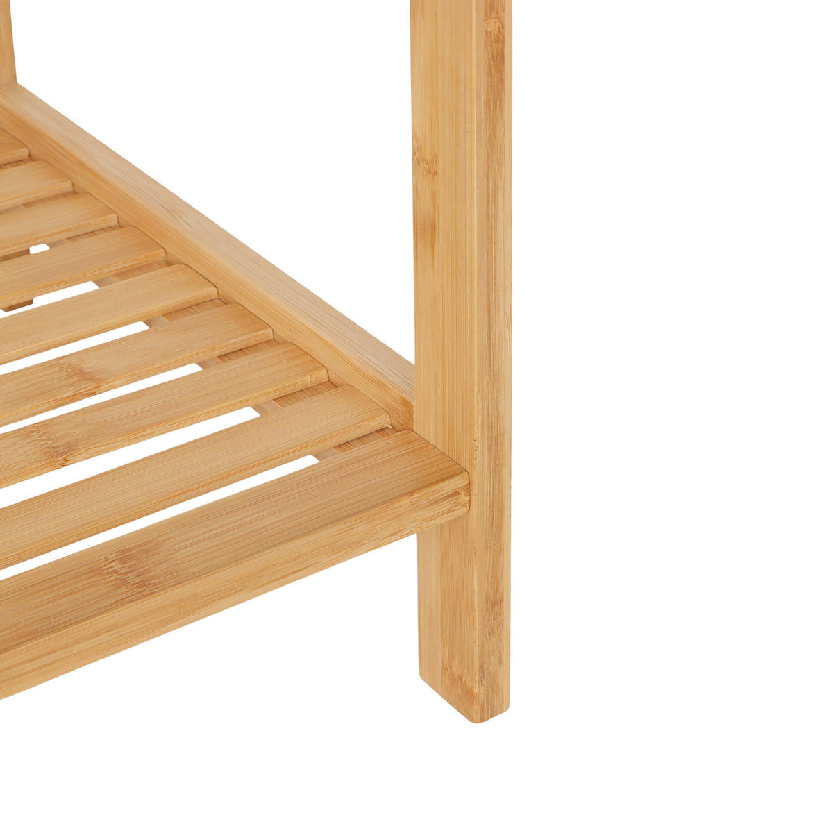 HANDTUCHSTÄNDER - Hellbraun, Holz (52.5/86/32cm) - Relaxdays