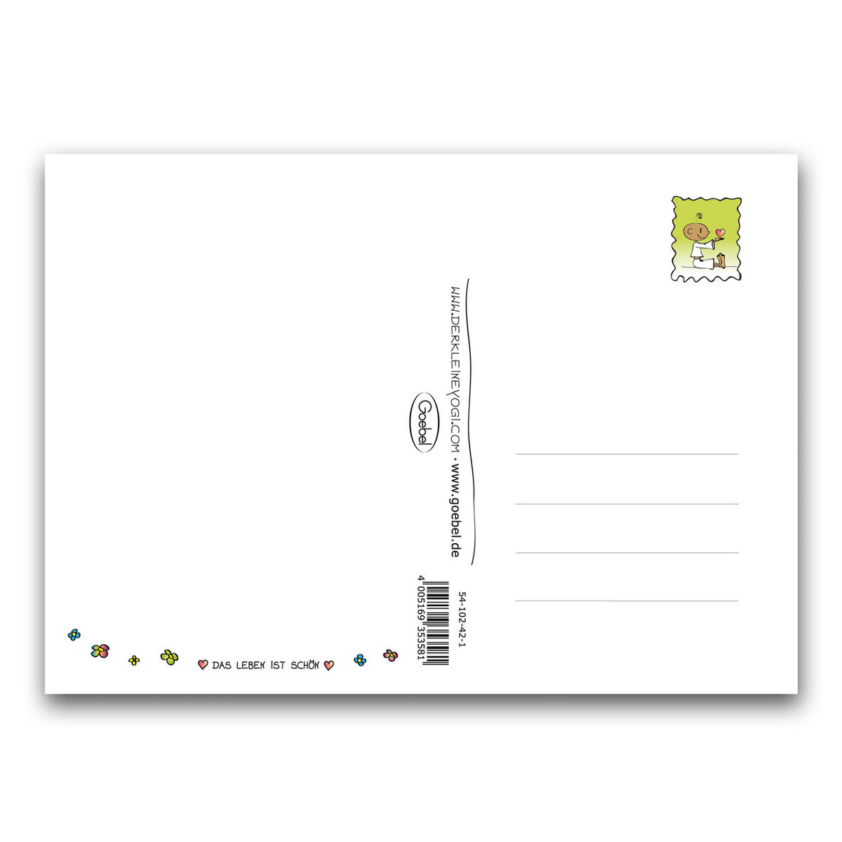 POSTKARTE Der kleine Yogi- Jetzt, Papier/Pappe, Bunt, 1 Stück - Multicolor, Papier (10.5/1cm) - Goebel