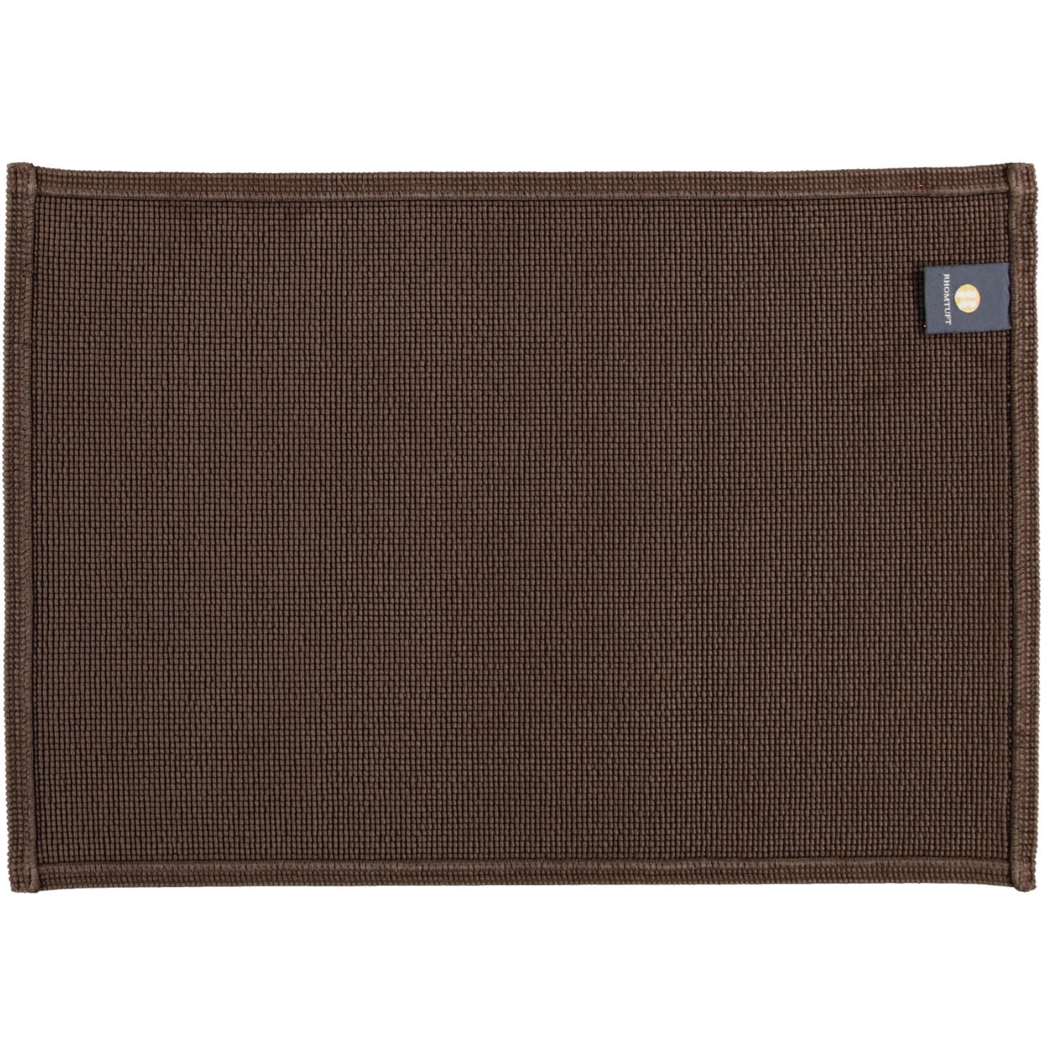 BADEMATTEN PLAIN MOCCA - 406 - Mokka, Textil (50/70cm) - Rhomtuft