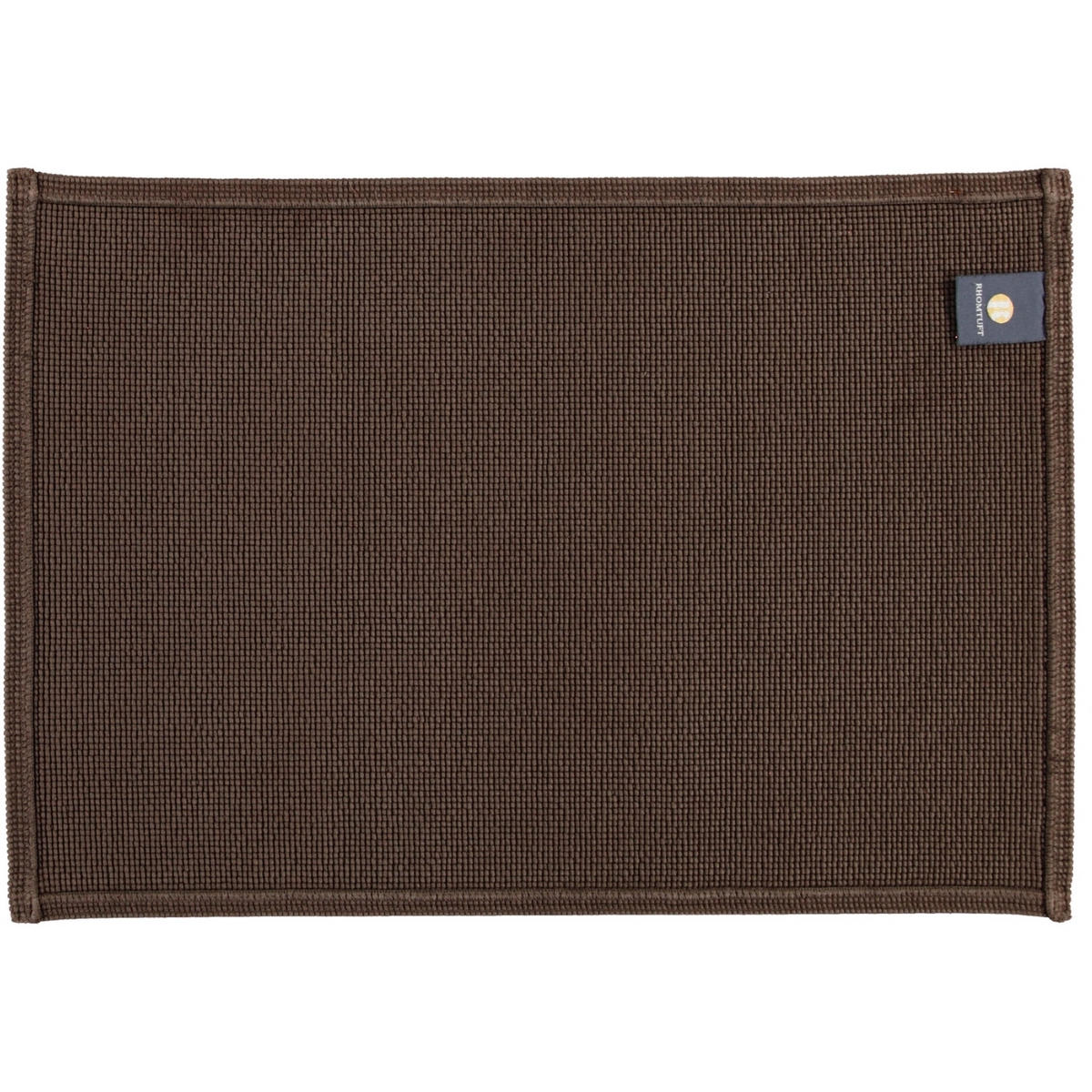 BADEMATTEN PLAIN MOCCA - 406 - Mokka, Textil (50/70cm) - Rhomtuft