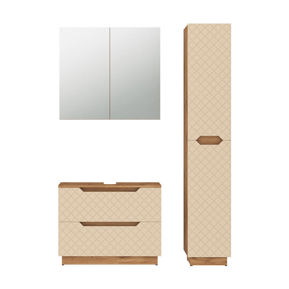 BADRUMSMÖBELSET Lotta Kaschmir 3 delar Kashmir 62.5/79.6/32 cm
