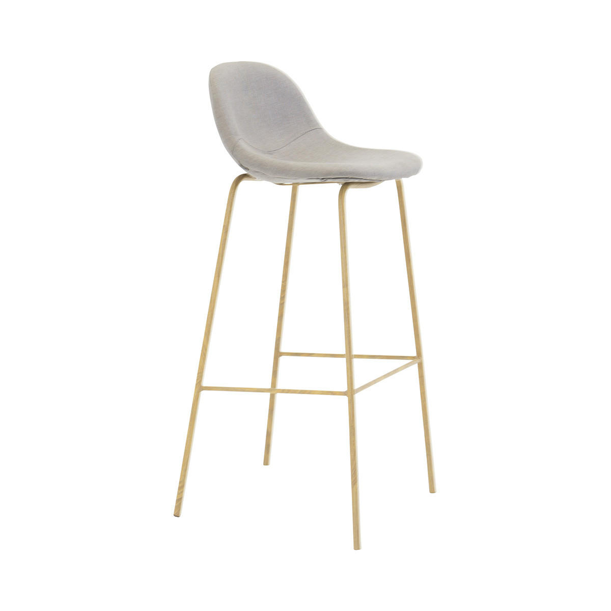 BARHOCKER 2er-Set grau - Grau, Holzwerkstoff (42/95/44cm) - ebuy24
