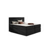 BOXBETT Bolero Bonellfederkern inkl - Schwarz, Holz/Holzwerkstoff (160/200cm) - Best For Home
