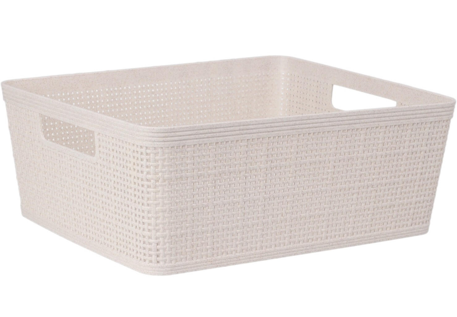 ORGANIZERBOX Basic Beige 35/29/13 cm Kunststoff - Beige, Kunststoff (35/29/13cm) - Mondex