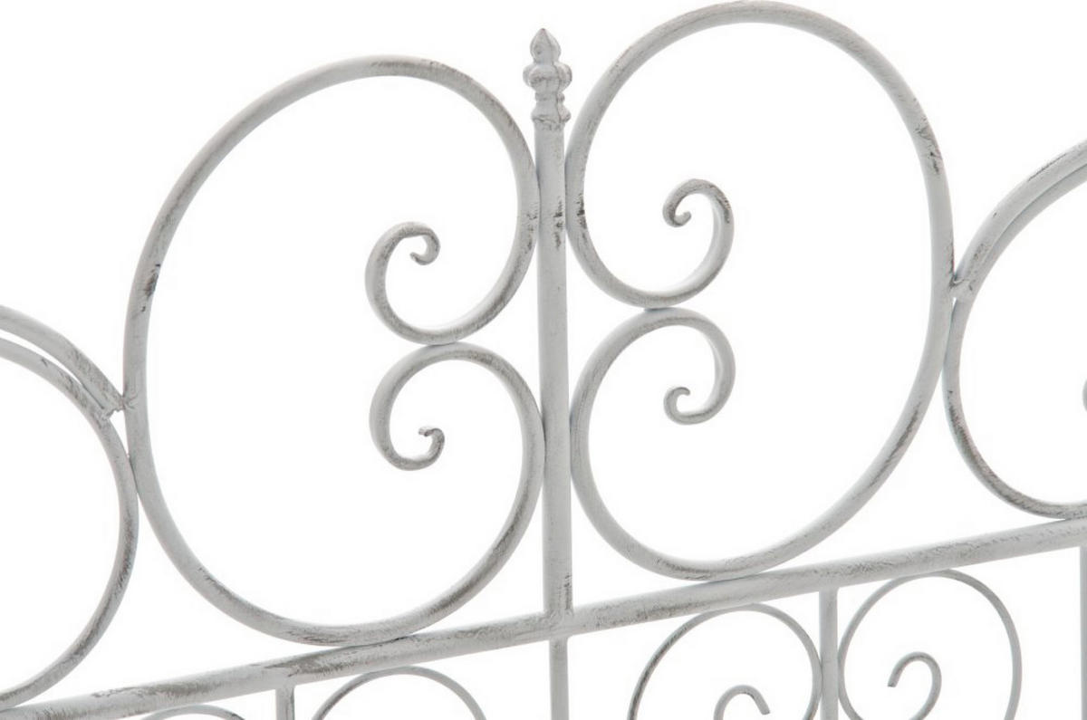 GARTENBANK Minno antik weiß - Weiß, Metall (128/46/94cm) - TPFGarden