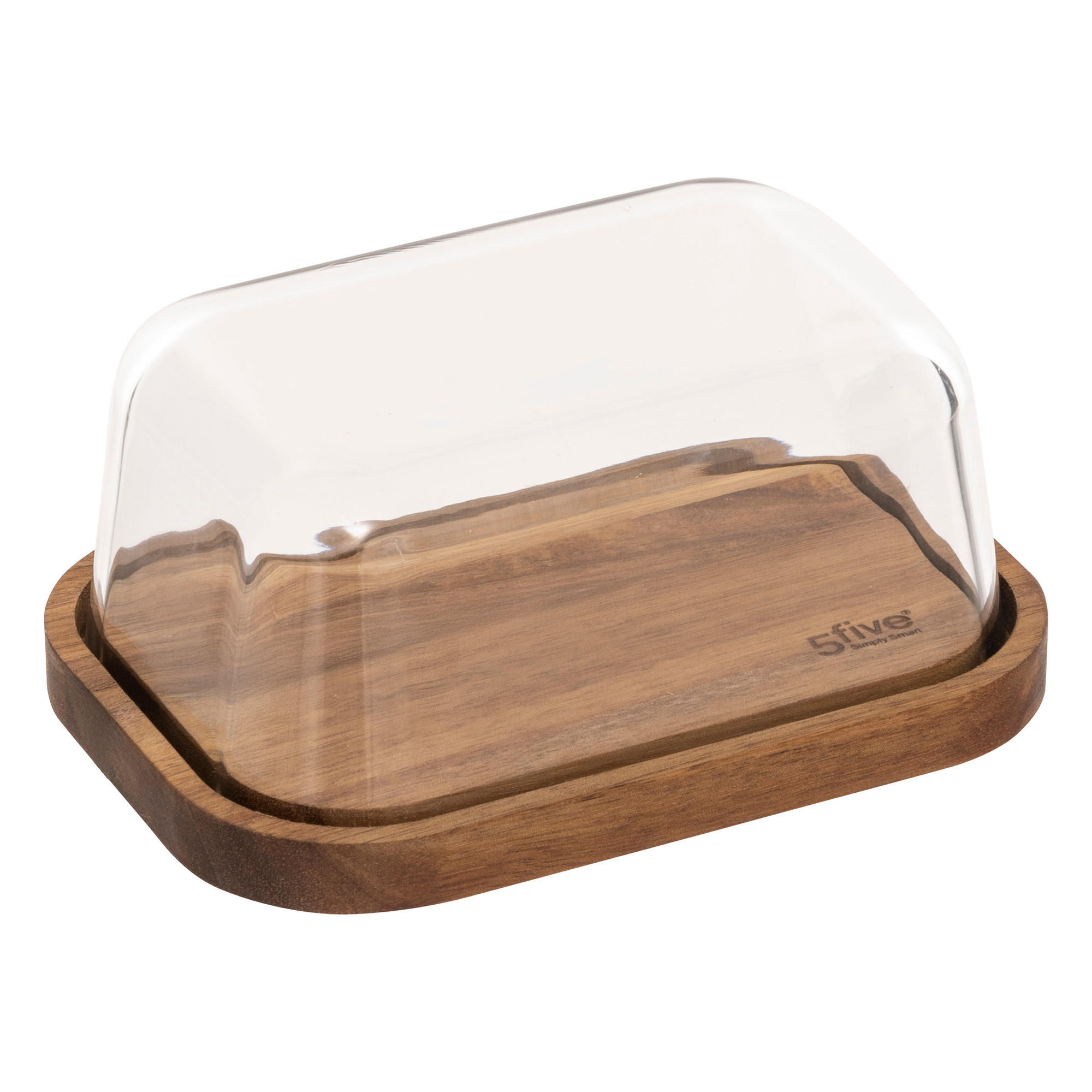 BUTTERDOSE Harmony Transparent 17,7/12,7/8,4 cm - Transparent, Glas (12.7/8.4/17.7cm) - 5five Simply Smart