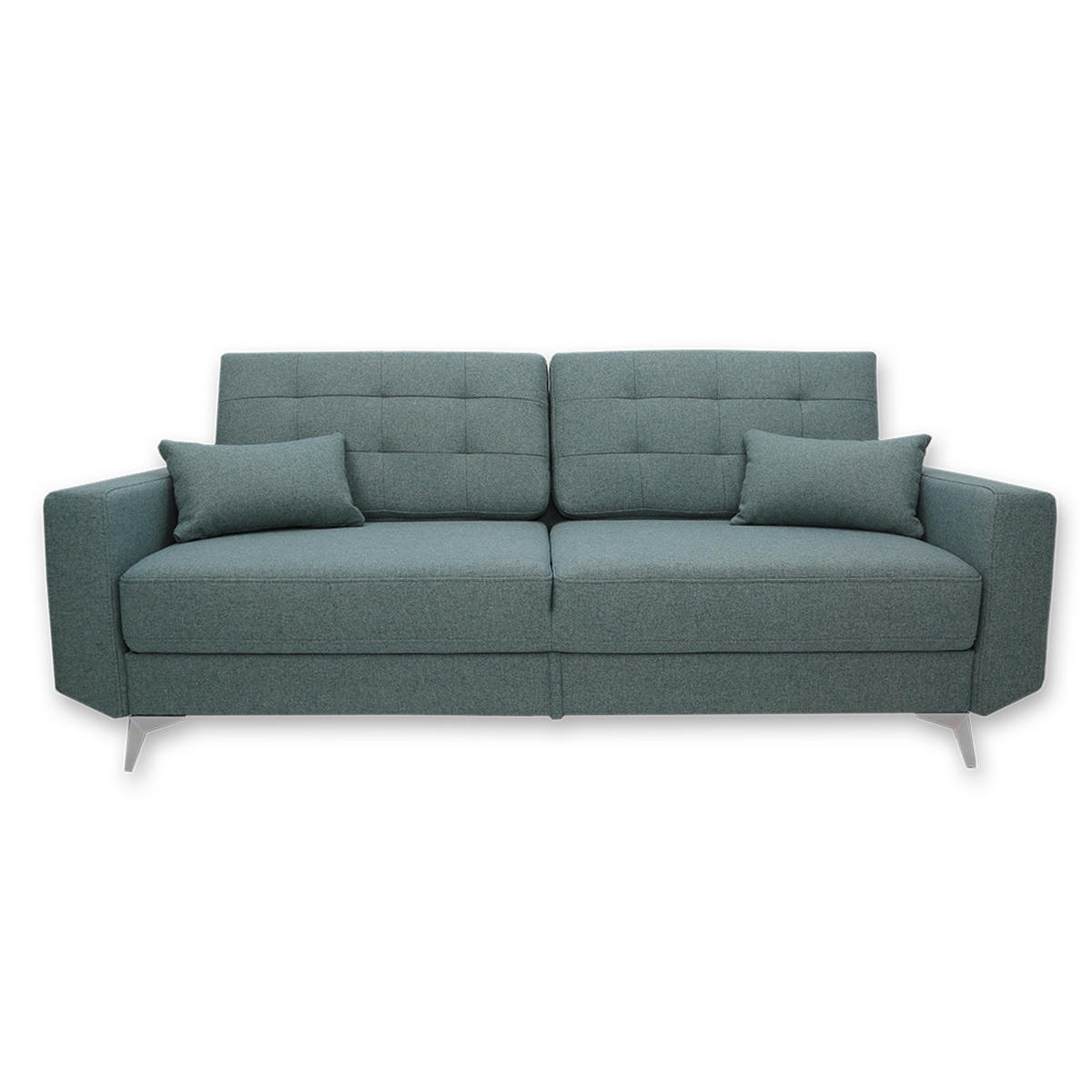 SOFA York Blau 230 cm - Dunkelblau, Holz (230/96/105cm) - VitaliSpa