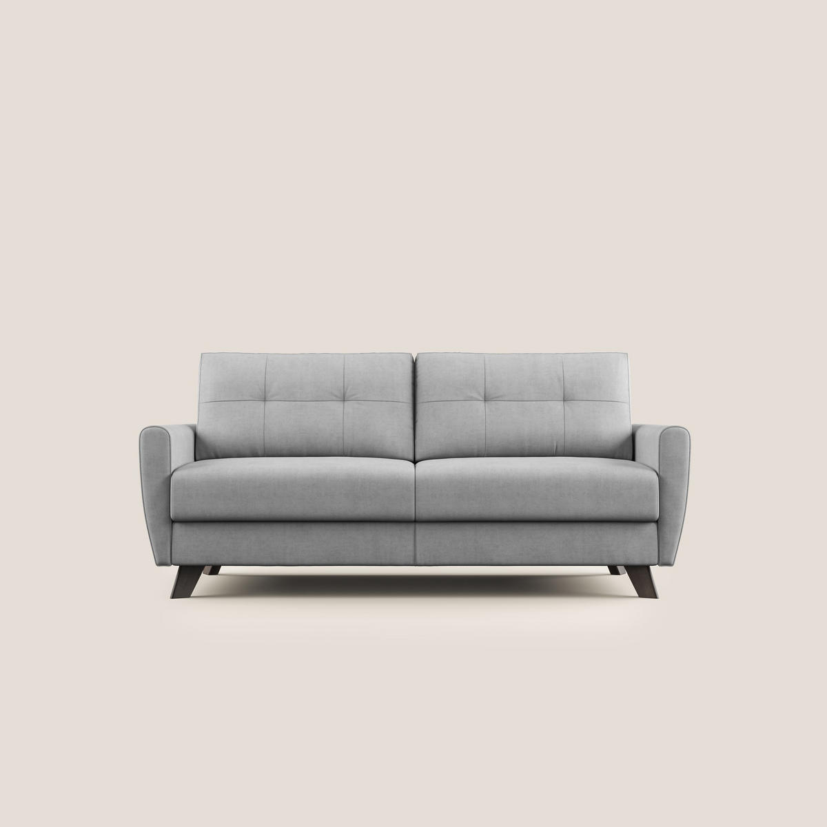 SCHLAFSOFA Callisto - Hellgrau, Textil (168/97/96cm) - Divani.store