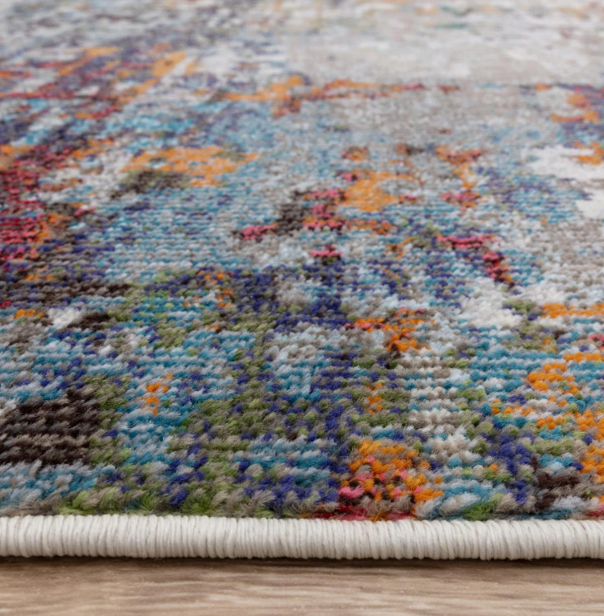 TEPPICH modern Flachgewebe OURAL Mehrfarbig 120 x 170 cm - Multicolor, Textil (120/170cm) - Novatrend