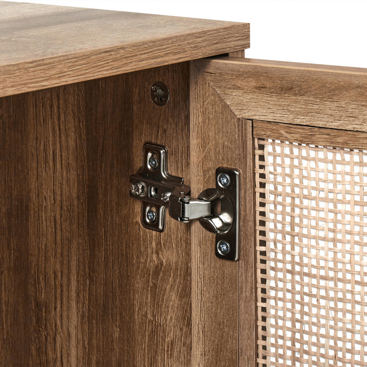 WASCHBECKENUNTERSCHRANK 60 cm Hellbraun Rosell - Naturfarben, Holzwerkstoff (60/60/40cm) - Beliani