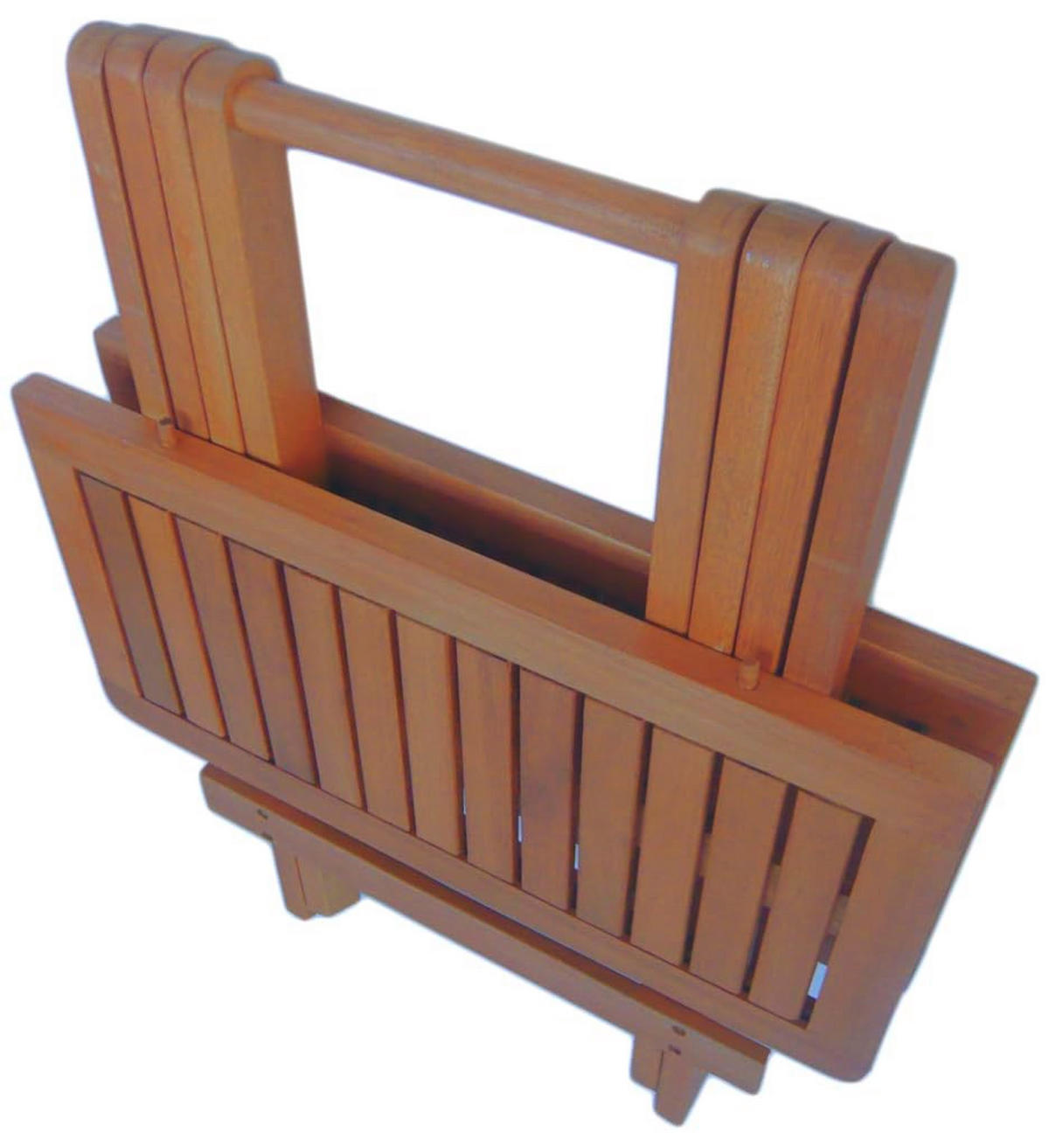 GARTENTISCH Tobi klappbar Garten - Braun, Holz (50/50/50cm) - DELUKE