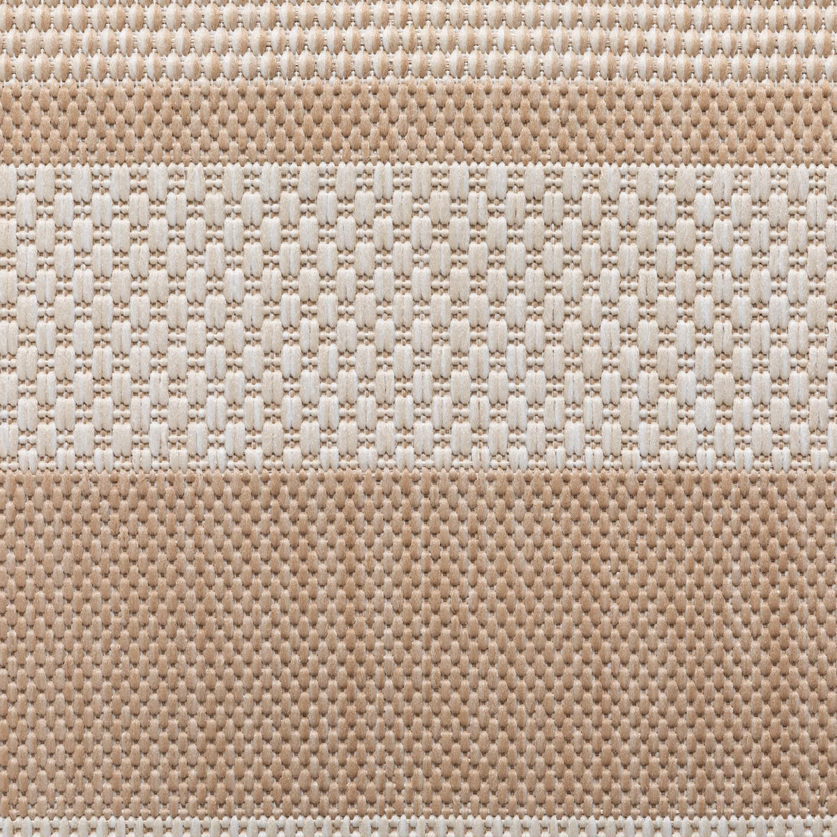OUTDOORTEPPICH 120/170 cm Bergen Streifen - Beige, Textil (120/170cm) - Steffensmeier