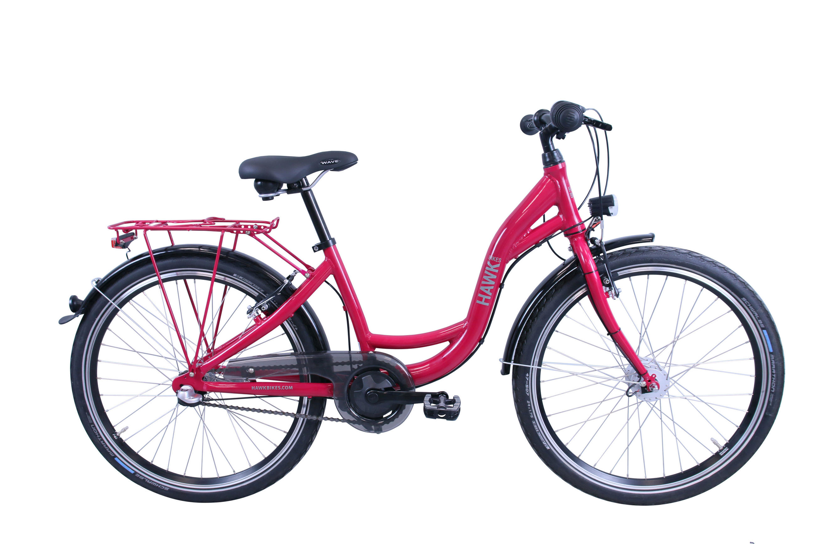 KINDERFAHRRAD Hawk City Wave Girls - Pink, Metall (35cm) - Hawk Bikes