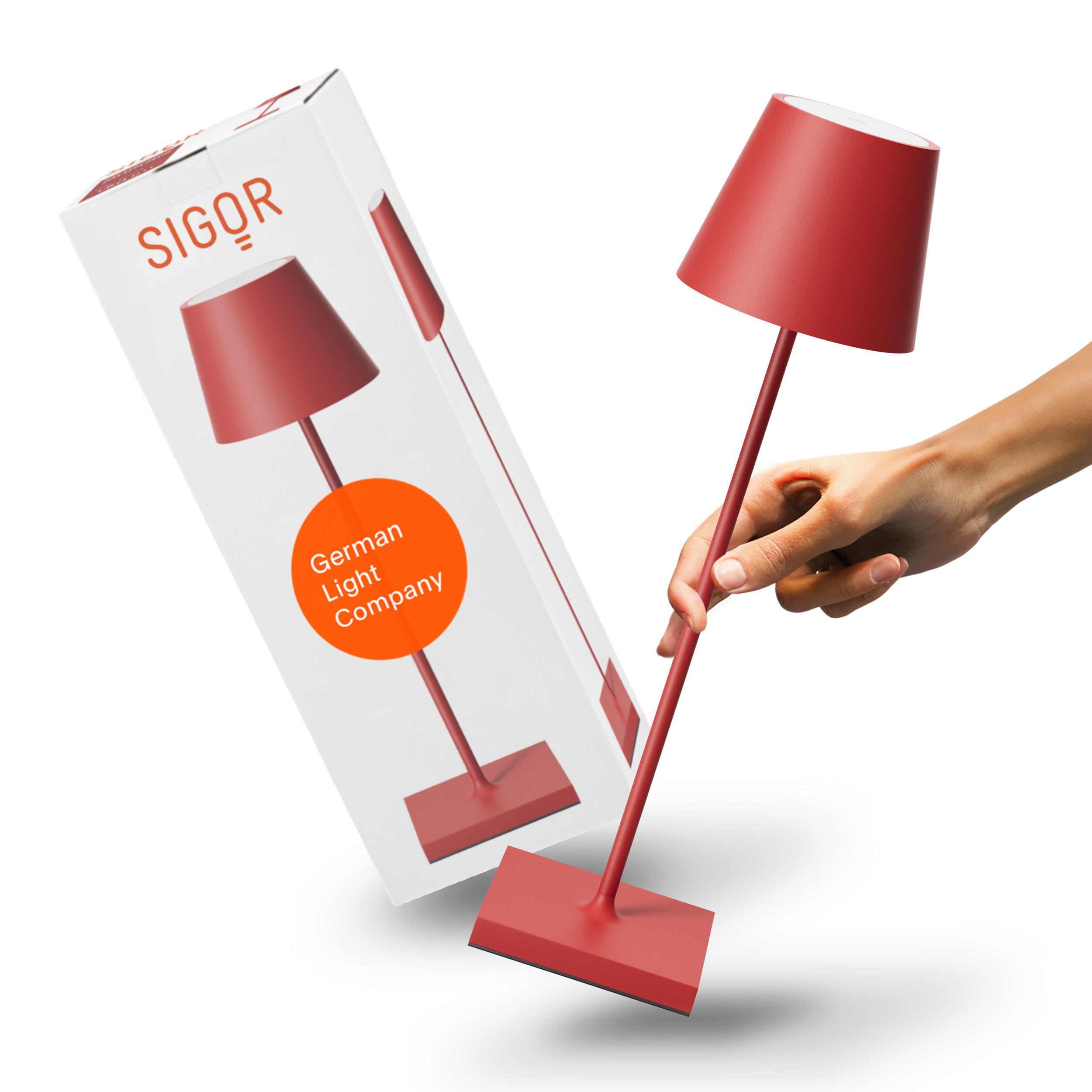 Sigor Led Rot 10x38x38 cm