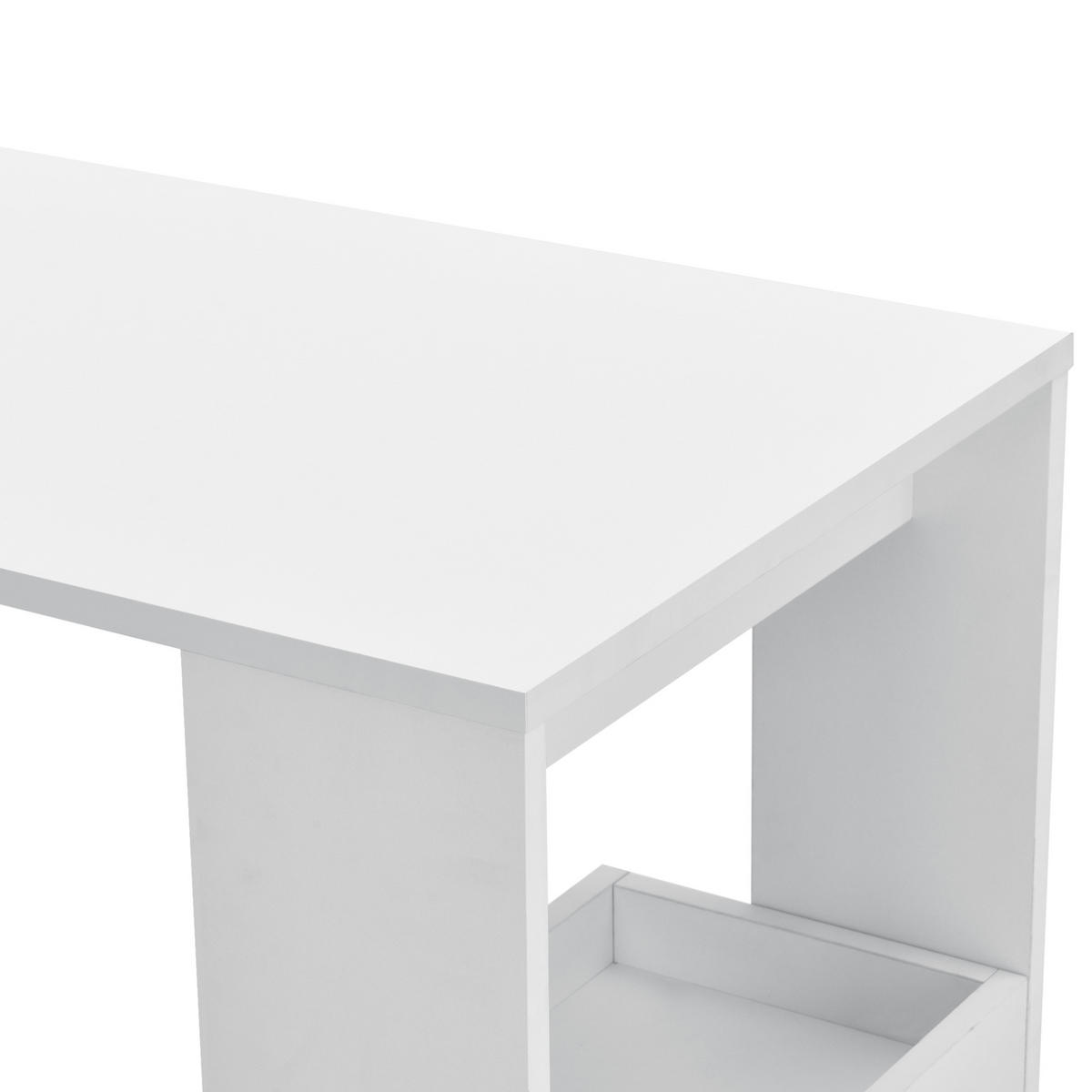 BARTISCH Bromölla - Weiß, Holzwerkstoff (45/120/106cm) - [en.casa]