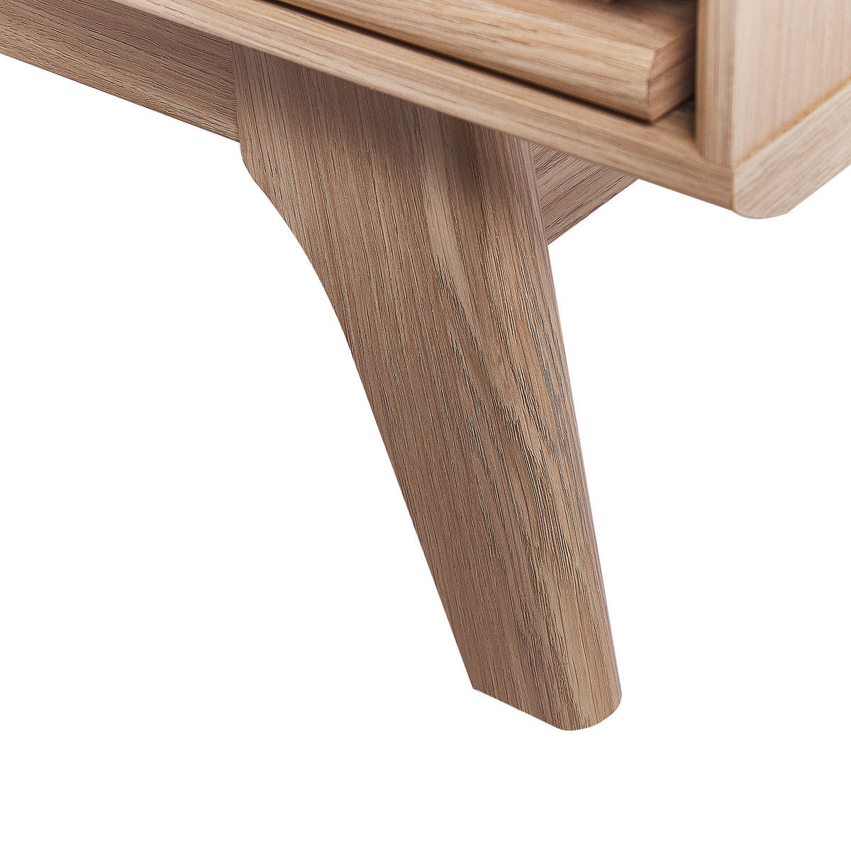 TV-MÖBEL Hellbraun TOLEDO 35/117/44 cm - Hellbraun, Holzwerkstoff (117/44/35cm) - Beliani