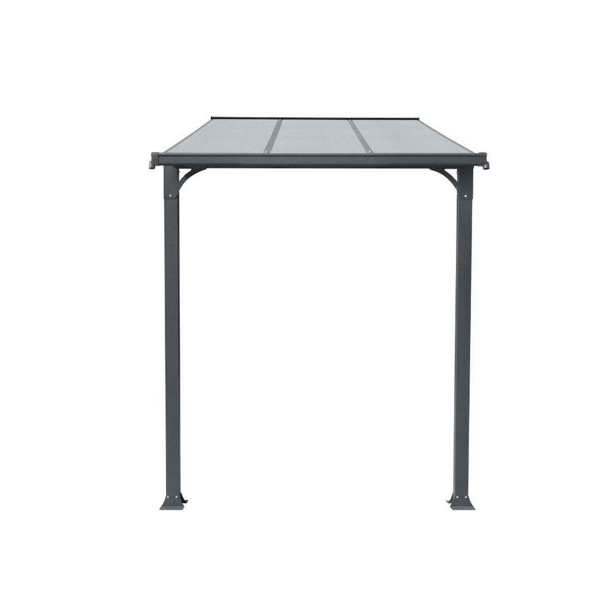 HAUSTÜRVORDACH CUBIS M - M - Anthrazit, Metall (222/258/150cm) - Home Deluxe
