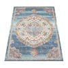 OUTDOOR Teppich Orientalisch Vintage Balkon, Terrasse schmutzabweisend Blau Rechteckig 120x170 - Blau, Textil (120/170cm) - KADIMA DESIGN