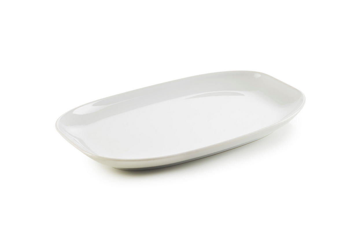 SERVIERPLATTE CLUB 29 cm Weiss - Weiß, Keramik (17.8/3/29cm) - Revol Porcelaine France