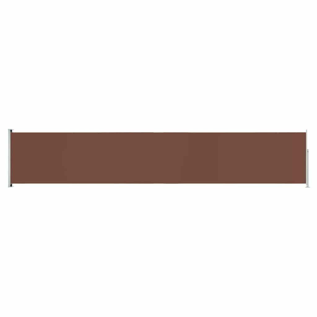 SEITENMARKISE Ausziehbar 117x600 cm Braun - Braun, Textil (117/117/600cm) - furnicato