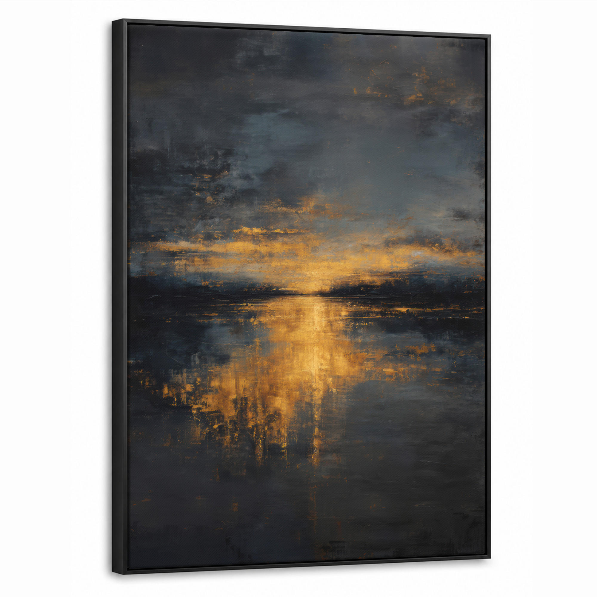MuchoWow Leinwand Anthrazit 70x100 cm