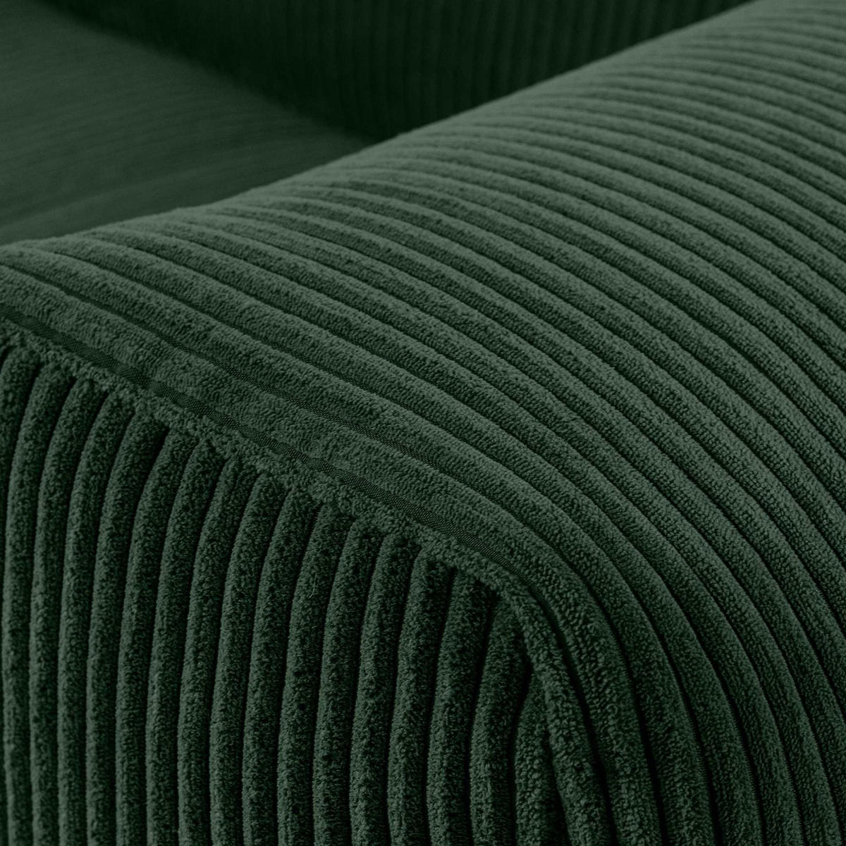 SESSEL BUFFO , Dunkelgrün - Dunkelgrün, Textil (130/73/96cm) - KONSIMO®