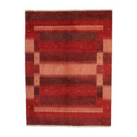 TEPPICH Rizbaf Mehrfarbig 204/153 cm Schurwolle - Multicolor, Textil (153/204cm) - Looma