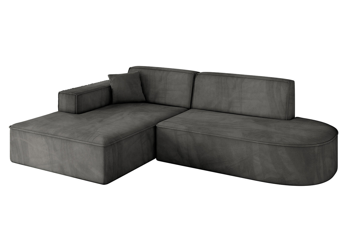 Altdecor Ecksofa Anthrazit 232x165 cm